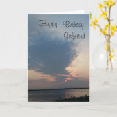 De Kaart van de Verjaardag van de zonsopgang (Gele Bloem)