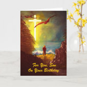 De Kaart van de Verjaardag van de zoon (Gele Bloem)