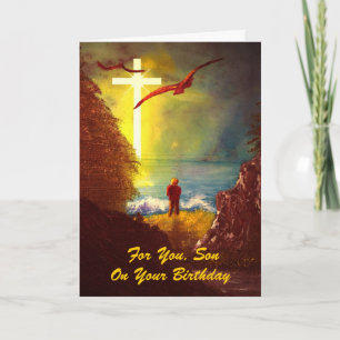 De Kaart van de Verjaardag van de zoon