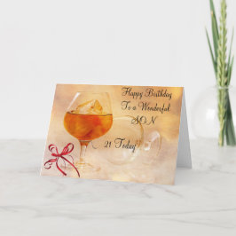 DE KAART VAN DE VERJAARDAG VAN DE ZOON