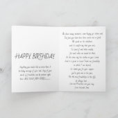 De Kaart van de Verjaardag van de zuster (Binnen)