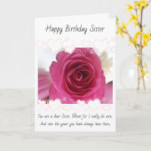 De Kaart van de Verjaardag van de zuster (Gele Bloem)