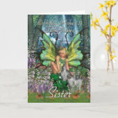De Kaart van de Verjaardag van de zuster - de (Gele Bloem)
