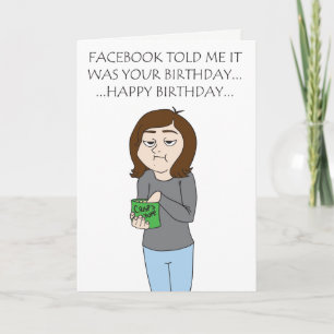 De Kaart van de Verjaardag van Facebook