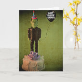 De Kaart van de Verjaardag van "Frankenstein (Gele Bloem)