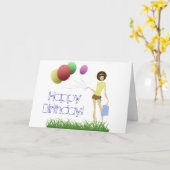 De Kaart van de Verjaardag van Gal van Glam (Gele Bloem)