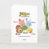 De Kaart van de Verjaardag van Galoo (Achterkant)