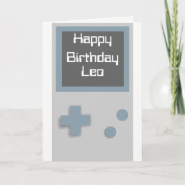 De kaart van de Verjaardag van Gamer
