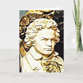 De Kaart van de Verjaardag van gelukkige Beethoven