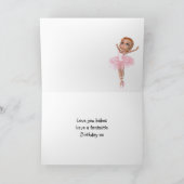 De Kaart van de Verjaardag van Geordie - Snoepje (Binnen)