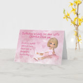 De Kaart van de Verjaardag van Geordie - Snoepje (Gele Bloem)