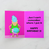 De Kaart van de Verjaardag van Gladys (Binnen)