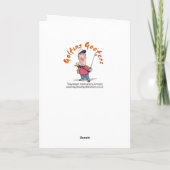 De kaart van de Verjaardag van Golfing (Achterkant)