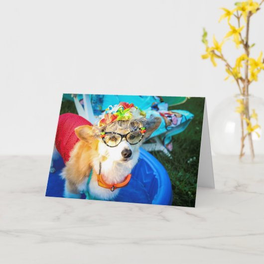 De Kaart van de Verjaardag van Gussy van de tante (Gele Bloem)