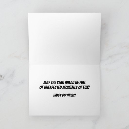 De Kaart van de Verjaardag van Gussy van de tante (Binnen)