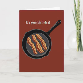 De Kaart van de Verjaardag van het bacon