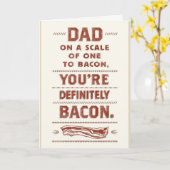 De Kaart van de Verjaardag van het Bacon van de (Gele Bloem)