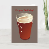 De Kaart van de Verjaardag van het bier (Voorkant)