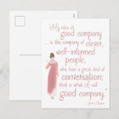 De Kaart van de Verjaardag van het Citaat van de (Voorkant / Achterkant)