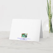 De Kaart van de Verjaardag van het fondantje (Achterkant)