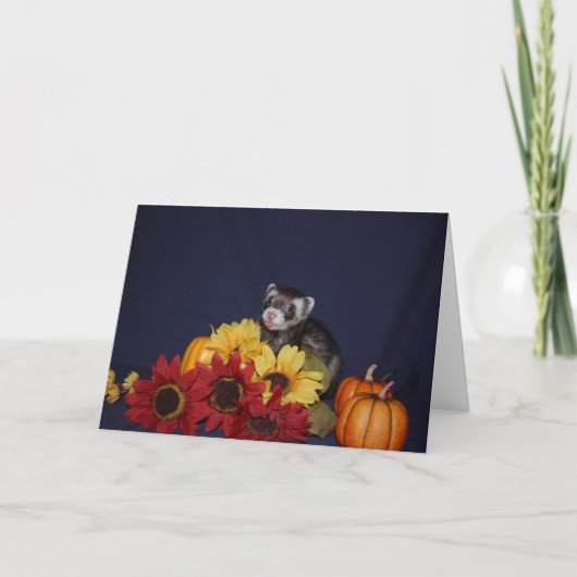 De Kaart van de Verjaardag van het fret (Voorkant)