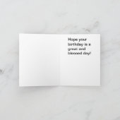 De Kaart van de Verjaardag van het konijntje (Binnen)