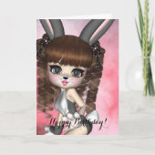 De Kaart van de Verjaardag van het Meisje van het (Voorkant)