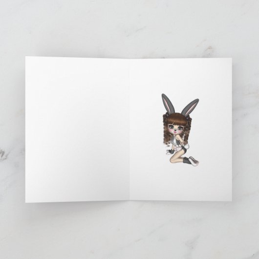 De Kaart van de Verjaardag van het Meisje van het (Binnen)