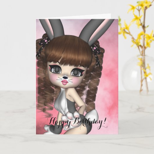 De Kaart van de Verjaardag van het Meisje van het (Gele Bloem)