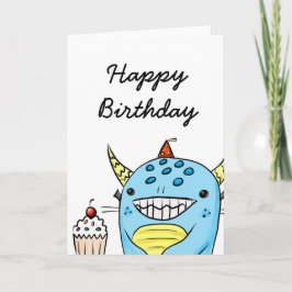 De Kaart van de Verjaardag van het monster #1