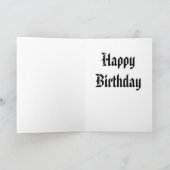 De Kaart van de Verjaardag van het Monster van de (Binnen)