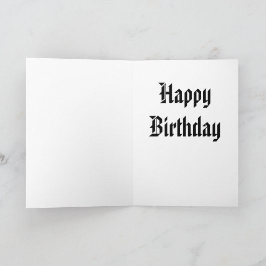 De Kaart van de Verjaardag van het Monster van de (Binnen)