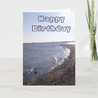 De Kaart van de Verjaardag van het strand