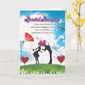 De Kaart van de verjaardag van het Vriendin van de (Gele Bloem)