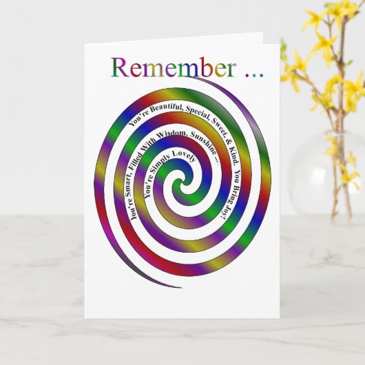 De Kaart van de Verjaardag van Hypno (Gele Bloem)