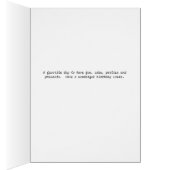 De Kaart van de verjaardag van Laela met Ontwerper (Binnen (Rechts))