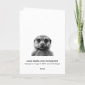 De Kaart van de Verjaardag van Meerkat (Achterkant)