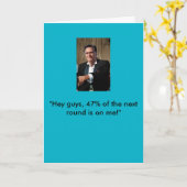 De Kaart van de Verjaardag van Mitt Romney (Gele Bloem)