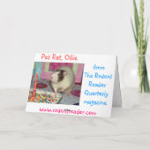 De Kaart van de Verjaardag van Ollie van de Rat (Achterkant)