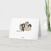 De Kaart van de Verjaardag van POTEN, van KLAUWEN (Achterkant)