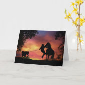 De Kaart van de Verjaardag van Roping van de (Gele Bloem)