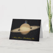 De Kaart van de Verjaardag van Saturn van de (Voorkant)