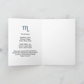 De Kaart van de Verjaardag van Schorpioen (Binnen)