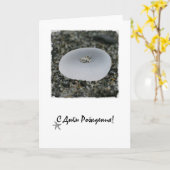 De Kaart van de Verjaardag van Seaglass in Rus (Gele Bloem)