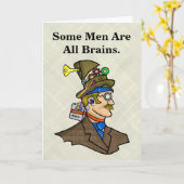 De Kaart van de Verjaardag van Steampunk voor een (Gele Bloem)