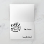 De Kaart van de Verjaardag van The Game (Binnen)