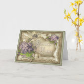 De Kaart van de Verjaardag van Violette (Gele Bloem)