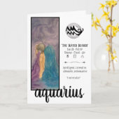 De Kaart van de Verjaardag van Waterman (Gele Bloem)