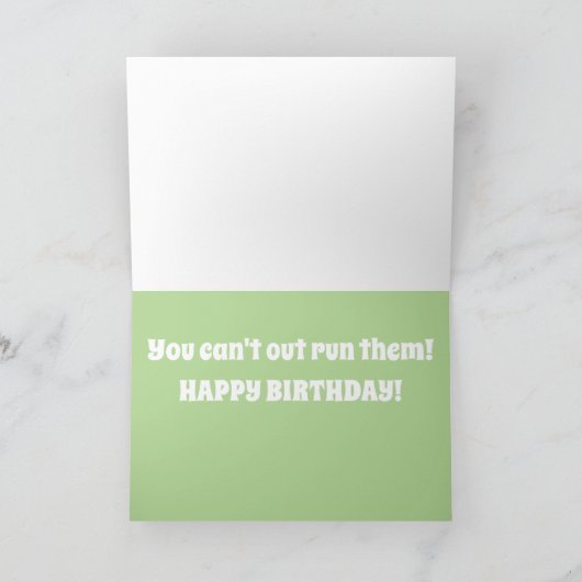 De Kaart van de Verjaardag van Weaseling uit (Binnen)