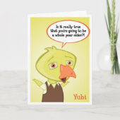 De Kaart van de Verjaardag van Yubi (Voorkant)